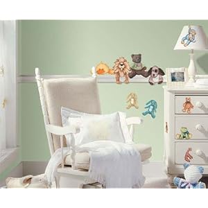 Cuddle Buddies - Peel and Stick - 23 Wall Stickers - Decals