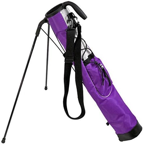 Knight Pitch and Putt Golf Lightweight Stand Carry Bag, Purple by King Par, LLC