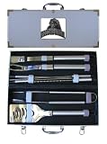 Bergamot CBQ710FPE BBQ Set with Case 8-pc.