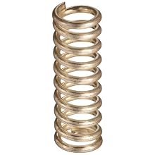 Silver-Coated Beryllium Copper Compression Spring .300" OD x .045" Wire Size x 0.975" Free Length
