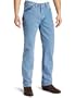 Wrangler Men's Rugged Wear Classic Fit Jean, Rough Wash Indigo Denim, 31x32