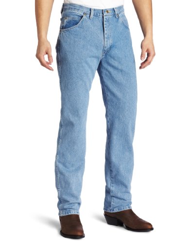 Wrangler Men's Rugged Wear Classic Fit Jean ,Rough Wash Indigo,30x30 Picture