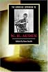 The Cambridge Companion to W. H. Auden (Cambridge Companions to Literature)