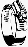 Ideal Corp. 5706053 57 Stainless Steel Clamp With Zinc-Plated Screw