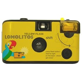 Lomography Lomolitos Single Use Camera with Yellow Color Flash