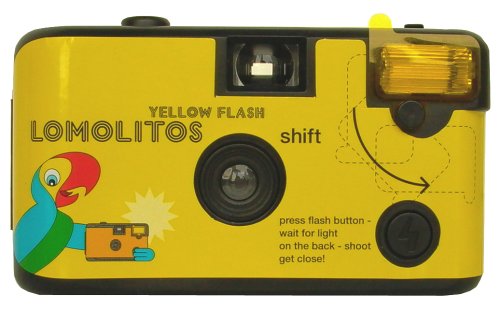 Photo: Lomography Lomolitos Single Use Camera with Yellow Color Flash