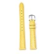 Watchband Genuine Lizard Yellow 12mm