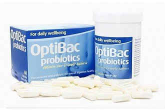 Optibac Probiotics for Daily Wellbeing - Pack of 60 Capsules