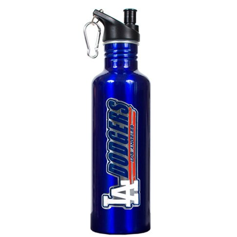 MLB Los Angeles Dodgers Blue Stainless Steel Water Bottle at Amazon.com