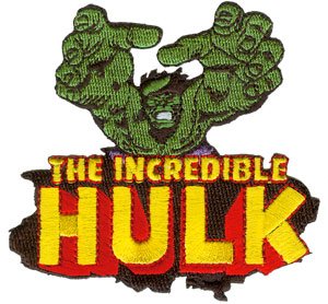  Marvel Comics Retro - The Incredible Hulk Reach Logo Patch