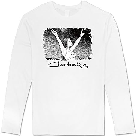 100% Cotton Man Mary Land Cheerleading Girl T-Shirts Long-Sleeve