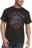 Zion Rootswear Men's Willie Nelson Dual Guitars T-Shirt