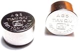 Electronics : AG5 - 393 - LR48 button cell watch batteries for Watches, LED torches - 10 Pack
