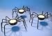 Set 3 Halloween Spider Votive Candle Holders