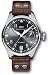 IWC Classic Pilot Big 18kt White Gold Brown Mens Watch 5004-02