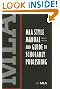MLA Style Manual and Guide to Scholarly Publishing, 3rd Edition