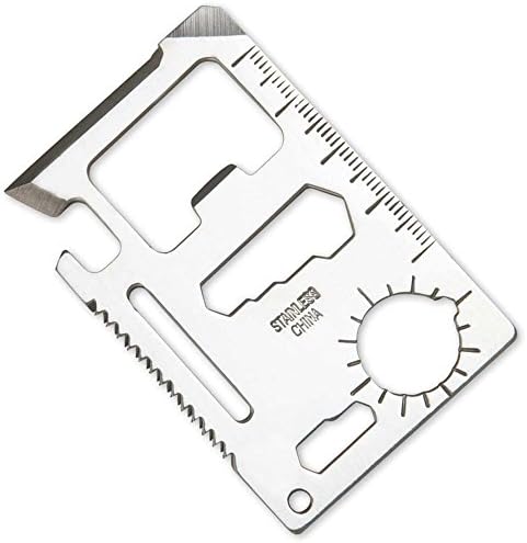 ADROIT 10-In-1 Multi-Function Credit Card Sized Tool for Emergencies : ( Pack of 2 Sets ) (PK-19050-Z02-D01)