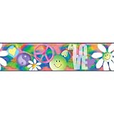 Peace and Love Wall Border - 5 yards