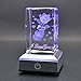 HOCHANCE 3D I Love You Ring&Rose Crystal with LED Colourful Light Base,Birthday Present for Girlfriend Gift Womanâ€‚Aunt Wife Mom,Best Amazing Cute Relationship Long Distance Friendship