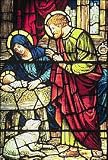Frameable Art Card - Nativity in Stained Glass
