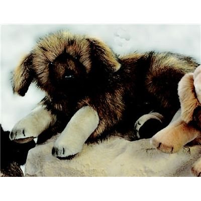 Childrens Toyshop  Spielwaren : Plüti 1651-075-541 - Leonberger, liegend, melange - 75 cm