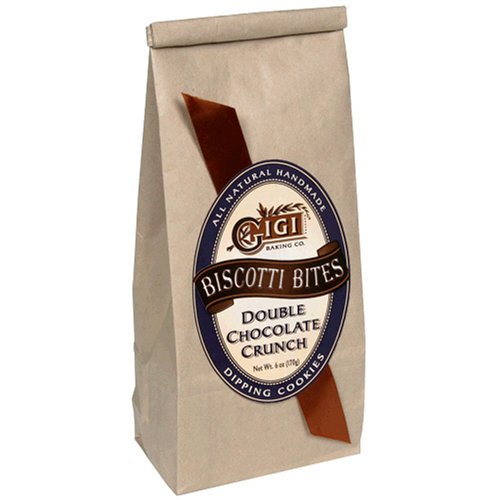 GiGi Biscotti, Double Chocolate Crunch, 6-Ounces (Pack of 4) by GiGi Biscotti