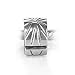 Bling Jewelry Star 925 Clasp 925 Sterling Silver Stopper Bead Chamilia Charm Compatible