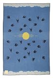 Faribault Mills Swallow Tail 100% Virgin Wool Jacquard Throw