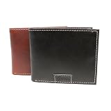 GUESS - Guess Genuine Leather Luxury Bi-Fold Passcase Wallet in Gift Box