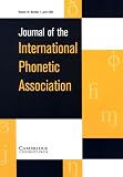 Journal of the International Phonetic Association