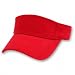 Blank Red Adjustable Visor