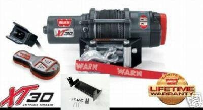 Polaris Xpedition 325 425 Warn XT30 ATV Winch + Mount