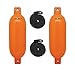 Extreme Max Standard 3006.7596 BoatTector Inflatable Fender Value 2-Pack-6.5" x 22", Neon Orange