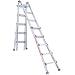 Little Giant 10303W 250-Pound Duty Rating Ladder System with Work Platform, 22-Foot