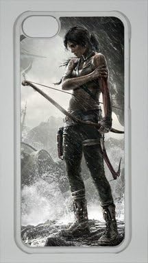 Lara Croft Tomb Raider Custom PC Transparent Case for iPhone 5C