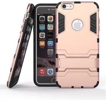 Rose Gold Rugged Case Shockproof Rugged Hybrid Rubber Hard Cover Case for iPhone 5-5S-5SE