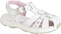 Stride Rite Infant Girls' Cozumel Sandals,White Leather,7.5 W