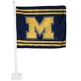 Michigan Wolverines Car Flag