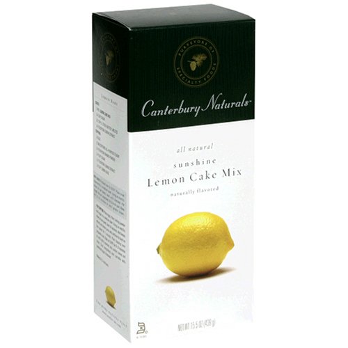 Canterbury Naturals Sunshine Lemon Cake Mix, 15.5-Ounce Units (Pack of 6) by Canterbury Naturals