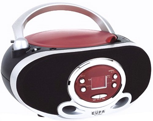 EUPA TSI-CRS03(R) CDラジオシステム レッド
