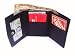 Wallets and Purses | Coin Wallets | Ladies Wallets | Ladies Leather Wallets - Ladies Black Leather Lambskin Wallet W Coin Purse 776l