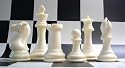ChessCentral's Titan Chess Pieces and Board with Zippered Chess Bag