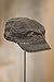 Weathered Cotton Military Cadet Cap, BROWN, Size S/M (6 3/4 - 7 1/8)