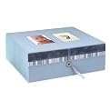 Photo and Footprint Keepsake Box - Blue