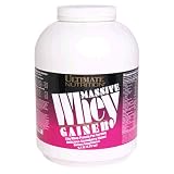 Review Ultimate Nutrition  / Ultimate Nutrition Massive Whey Gainer, Delicious Strawberry, 150.4 Ounces