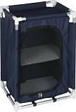Yellowstone - Rangement de camping à 3 étagères - Bleu - 43 cm x 34 cm x 67 cm