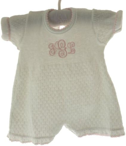 Paty Inc Baby Girls White &amp; Pink Layette Set NB