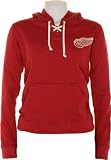 Old Time Hockey Detroit Red Wings Womens Queensboro Lace Hooded Sweatshirt