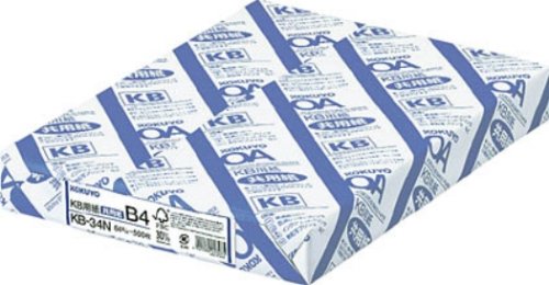 KOKUYO KB用紙(共用紙)(FSC認証)(64g) B4 500枚 KB-34N