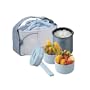 Zojirushi Mini Stainless Thermal Lunch Box, Metallic Blue